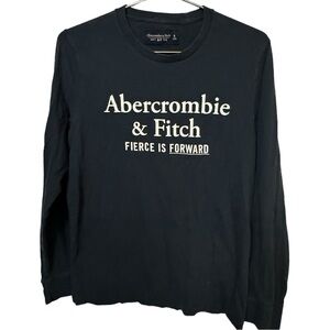 Abercrombie & Fitch Fierce is Forward Navy Blue Long Sleeve T-Shirt Women’s S